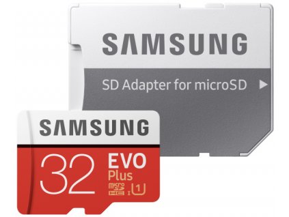 Paměťová karta Samsung Micro SDHC EVO+ 32GB UHS-I U1 (95R/20W) + adapter