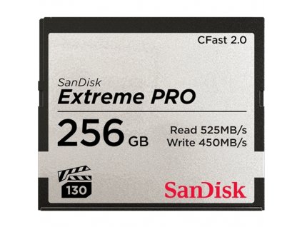 Paměťová karta Sandisk Extreme Pro CFast 2.0 256 GB (525R/450W)