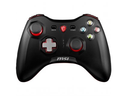 Gamepad MSI Force GC30, bezdrátový, pro PC, PS3, Android - černý