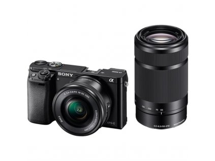 CSC fotoaparát Sony Alpha A6000 + 16-50mm + 55-210mm