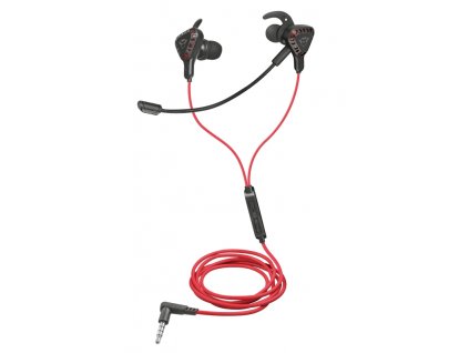 Headset Trust GXT 408 Cobra - černý/červený