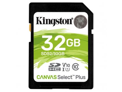 Paměťová karta Kingston Canvas Select Plus SDHC 32GB UHS-I U1 (100R/10W)