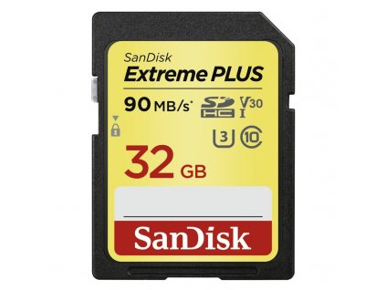 Paměťová karta Sandisk SDXC Extreme Plus 32GB UHS-I U3 (90R/40W)