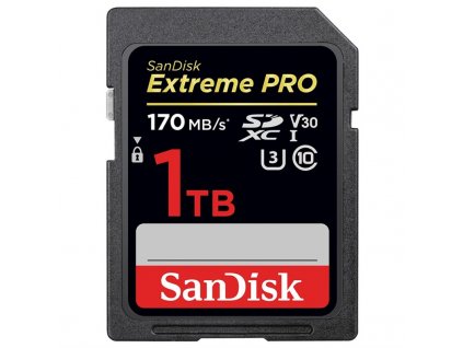 Paměťová karta Sandisk SDXC Extreme Pro 1TB UHS-I U3 (170R/90W)