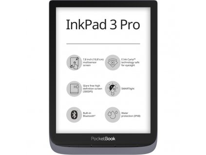 Čtečka e-knih Pocket Book 740 Inkpad3 Pro metalic Gray + ochranný obal