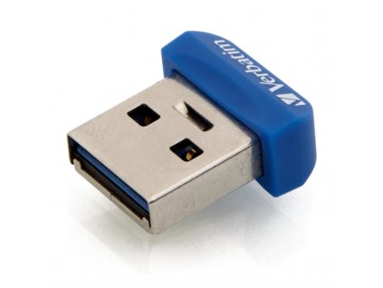Flash USB Verbatim Store 'n' Stay Nano 64GB USB 3.0 - modrý