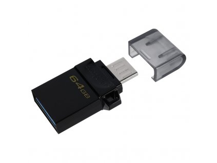 Flash USB Kingston DataTraveler microDuo3 Gen2 64GB - černý