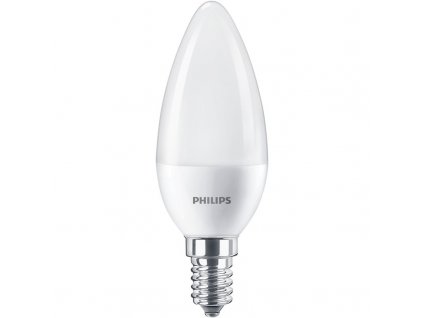 Žárovka LED Philips svíčka, 7W, E14, teplá bílá