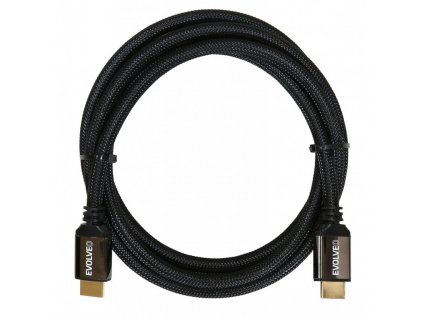 Kabel Evolveo HDMI 2.1, 8K Ultra HD, 4K, 2K a FHD, 3m - černý