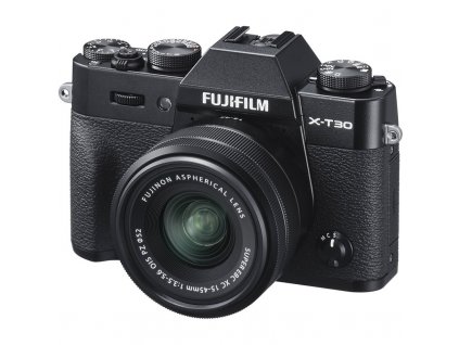 CSC fotoaparát FujiFilm X-T30 + XC15-45, černý