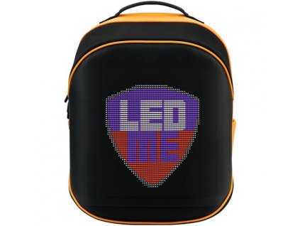 Batoh na notebook Prestigio LEDme MAX 25L - černý/oranžový