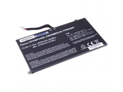 Baterie Avacom Fujitsu LifeBook UH572, Li-Pol 14,8V 2850mAh/42Wh