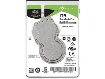 HDD 2,5" Seagate BarraCuda Pro 1TB SATA 6 Gb/s, 7200 ot/min, 128MB cache