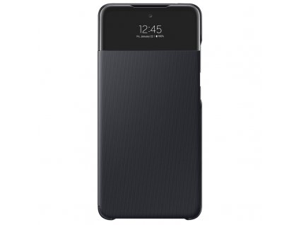 Pouzdro na mobil flipové Samsung S View Wallet Cover na Galaxy A52/A52 5G/A52s 5G - černé
