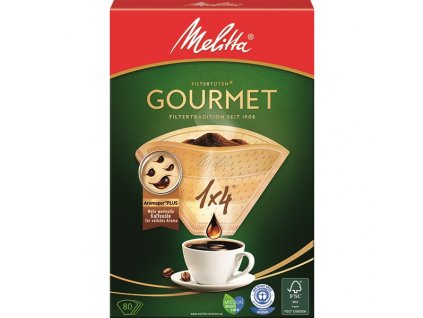 Filtr do kávovaru Melitta Gourmet 1x4 80 ks