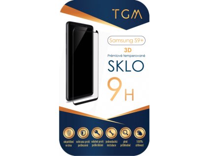 Ochranné sklo TGM 3D na Samsung Galaxy S9 Plus - průhledné