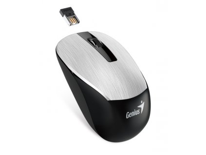 Myš Genius NX-7015 / optická / 3 tlačítka / 1600dpi - stříbrná