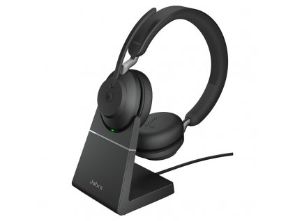 Headset Jabra Evolve2 65, USB-A, UC Stereo Deskstand - černý