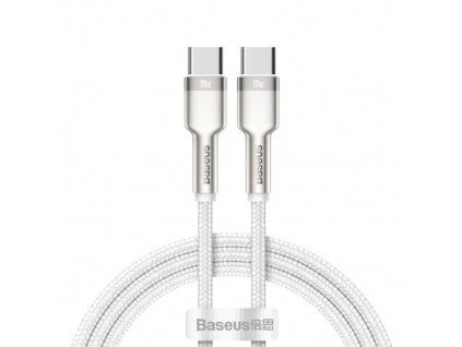 Kabel Baseus Cafule Series USB-C/USB-C 100W 2m - bílý