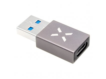 Redukce FIXED Link USB-C/USB-A - šedá