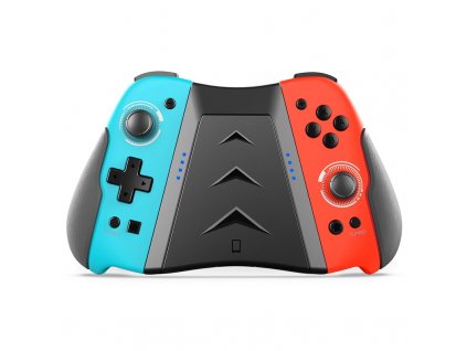 Gamepad iPega SW006B Wireless Joycon vč. Multi Grip pro Nintendo Switch - červený/modrý