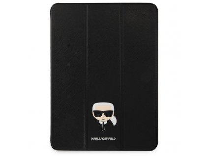 Pouzdro na tablet Karl Lagerfeld Head Saffiano na Apple iPad Pro 12.9" - černé