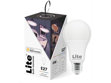 Chytrá žárovka Lite bulb moments E27, 9W, RGB 2700-6500K, HomeKit