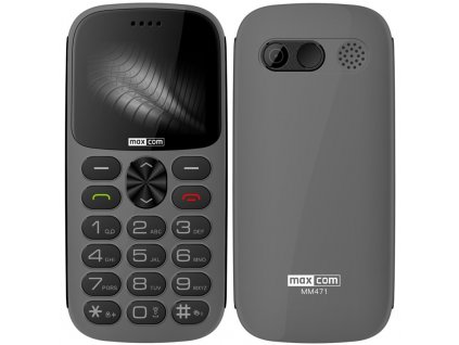 Mobilní telefon MaxCom MM471 - šedý