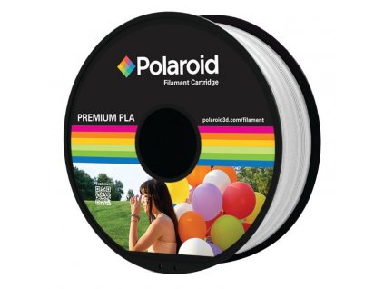 Tisková struna Polaroid Universal Premium PLA 1kg 1.75mm - bílá