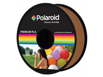 Tisková struna Polaroid Universal Premium PLA 1kg 1.75mm - hnědá