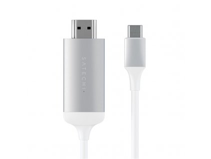 Kabel Satechi USB-C/HDMI 4K, 1,8 m - stříbrný