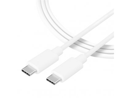 Kabel Tactical Smooth Thread USB-C/USB-C, 0,3 m - bílý