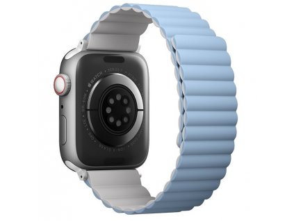 Řemínek Uniq Revix Reversible na Apple Watch 38/40/41mm - bílý/modrý