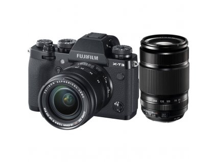 CSC fotoaparát FujiFilm X-T3 + XF18-55 + XF55-200, černý