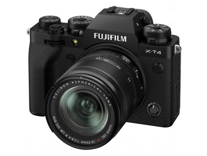 CSC fotoaparát FujiFilm X-T4 + XF18-55, černý