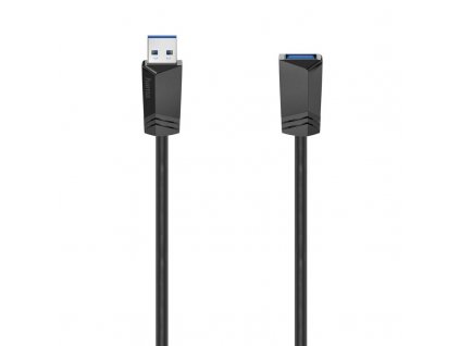 Kabel Hama USB 3.1 Gen1, 1,5 m, prodlužovací - černý