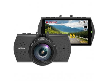 Autokamera Lamax C9 GPS (s hlášením radarů) + autonabíječka