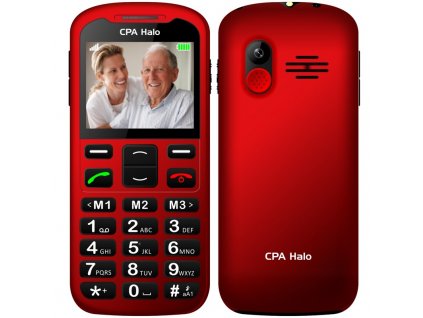 Mobilní telefon CPA Halo 19 - červený