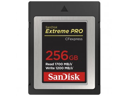 Paměťová karta SanDisk Extreme Pro CFexpress 256GB, (1700R/1200W), Type B