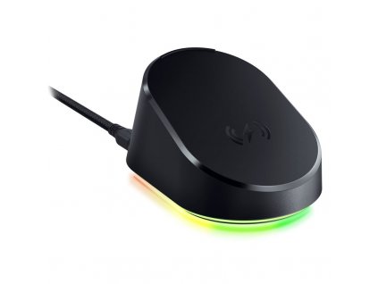 Systém bezdrátového dobíjení Razer Mouse Dock Pro + Wireless Charging Puck Bundle - černá