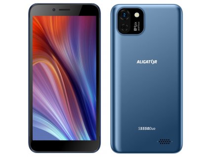 Mobilní telefon Aligator S5550 Duo - modrý