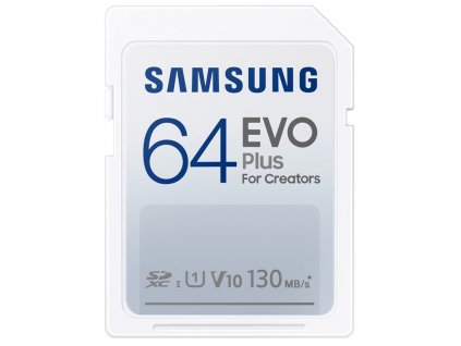 Paměťová karta Samsung EVO Plus SDXC (130R) 64 GB