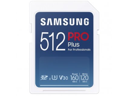 Paměťová karta Samsung PRO Plus SDXC (160R/120W) 512 GB