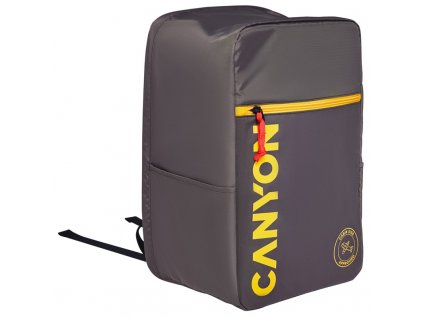 Batoh na notebook Canyon CSZ-02 pro 15.6", 20x25x40cm, 20L - šedý