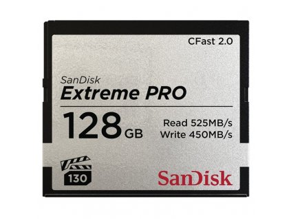 Paměťová karta Sandisk Extreme Pro CFast 2.0 128 GB (525R/450W)
