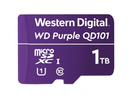 Paměťová karta Western Digital Purple microSDXC 1TB UHS-I U1