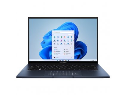 Ntb Asus Zenbook 14 OLED i7-1260P, 14", 2880 x 1800, RAM 16GB, SSD 512GB, Intel Iris Xe , FPR, Microsoft Windows 11 Home - modrý