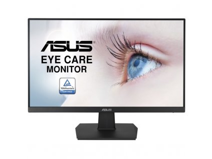 Monitor Asus VA247HE 23.8",LED podsvícení, VA panel, 5ms, 3000: 1, 250cd/m2, 1920 x 1080 Full HD, - černý