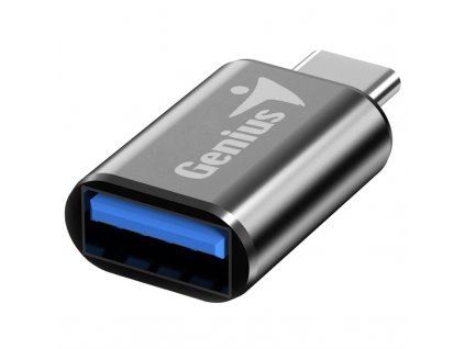 Redukce Genius ACC-C2A, USB-A/USB-C - šedá