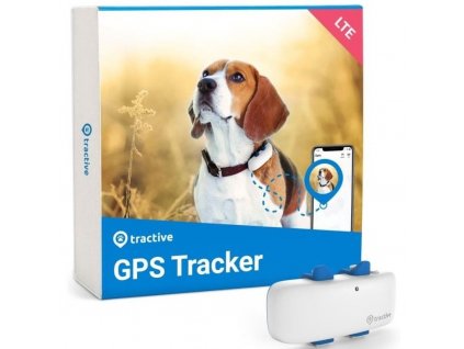 GPS lokátor Tractive DOG 4 LTE – sledování polohy a aktivity pro psy - bílý